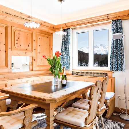 Spacious Apartment With Fantastic Alpine Panorama Санкт-Моріц Екстер'єр фото