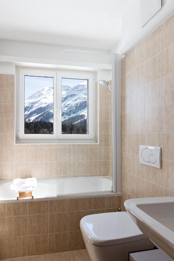 Spacious Apartment With Fantastic Alpine Panorama Санкт-Моріц Екстер'єр фото
